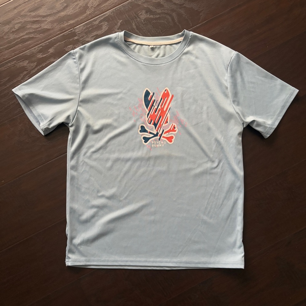 Psycho Bunny Light Blue Tee